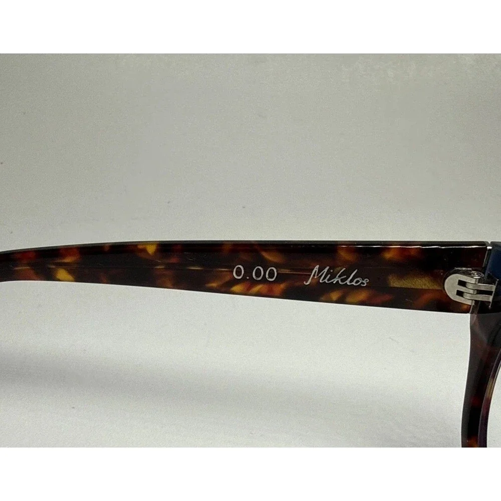 Caddis The Miklos Reading Glasses 0.00 Tortoise Shell Blue Size 52-20-145